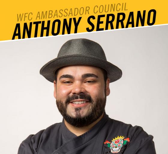 WFC Adds Chef Anthony Serrano to its 2020 Ambassador Council