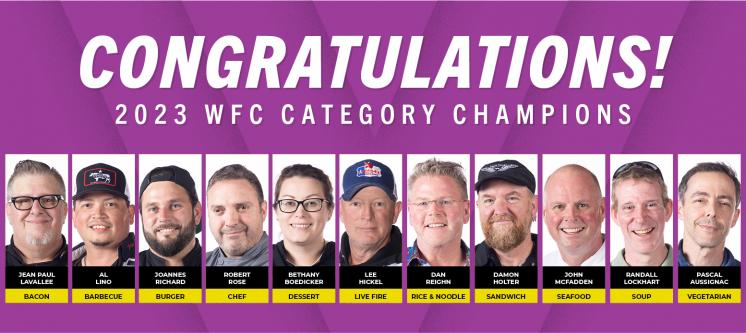 Congrats Category Champions