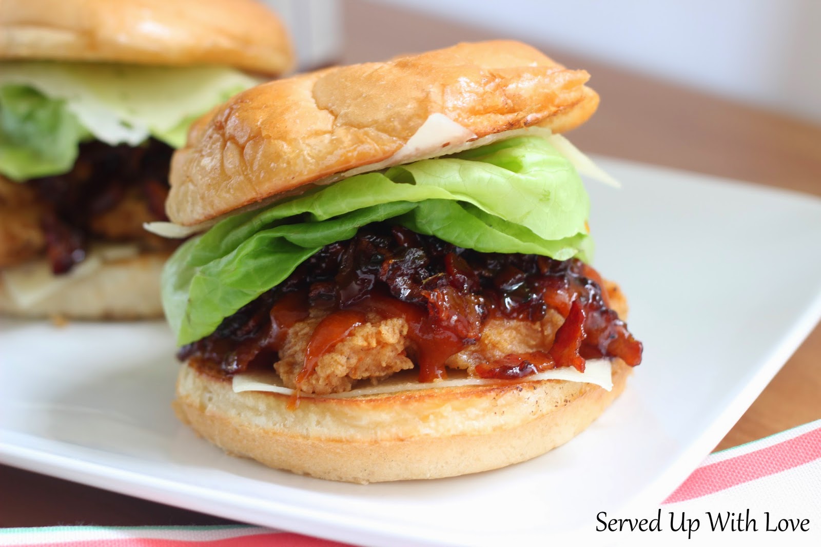 A Saucy Mama Recipe: Jammin Honey Barbecue Chicken Sandwich