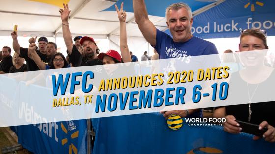 The World Food Championships (WFC) Announces 2020 Dates