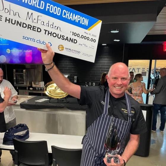 Getting ready to cook at the World Food Championships