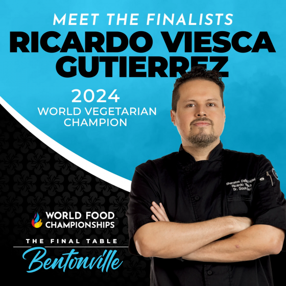 Final Table: Bentonville - - Meet Ricardo Viesca Gutierrez, World Vegetarian Champion