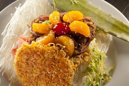 A.1. Asian Burger Ramen Bun  